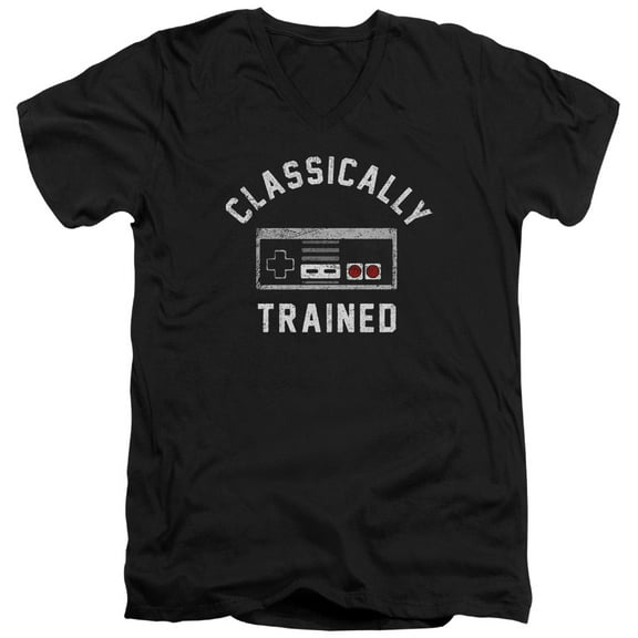 - Classically Trained - Slim Fit V Neck Shirt - Medium