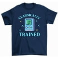 thumbnail image 1 of Classically Trained T-Shirt Old School Video Game Gamer Unisex Tees, 1 of 2