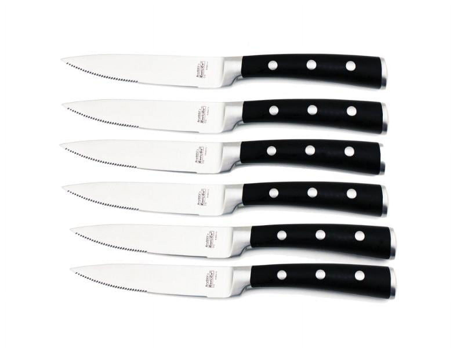 BergHOFF International Forged 8pc Stainless Steel Knife Set with Block