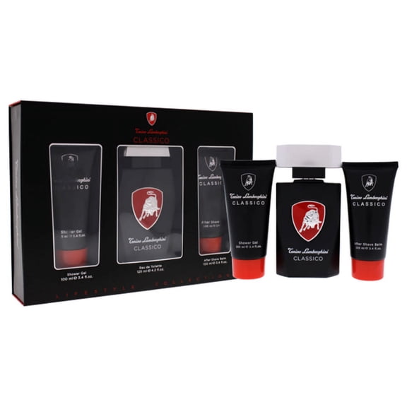 Classico by Tonino Lamborghini for Men - 3 Pc Gift Set 4.2oz EDT Spray, 3.4oz Shower Gel, 3.4oz After Shave Balm