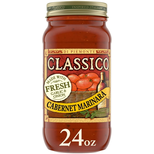 Classico Marinara with Herbs Spaghetti Pasta Sauce, 24 oz. Jar