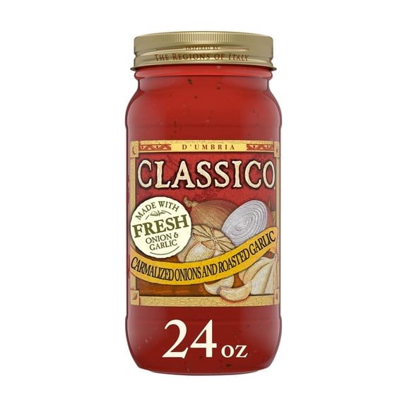 Classico Caramelized Onion & Roasted Garlic Pasta Sauce 24 oz (Pack of 60)