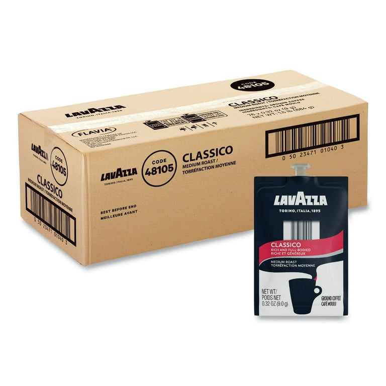Classico Coffee Freshpack, Classico, 0.32 oz Pouch, 76/Carton Classico Coffee Freshpack, Classico, 0.32 oz Pouch, 76/Carton