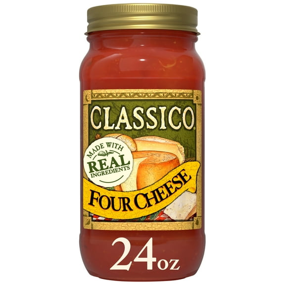 Classico Four Cheese Pasta Sauce, 24 oz Jar