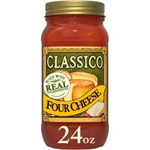 Classico Four Cheese Spaghetti Pasta Sauce, 24 oz. Jar
