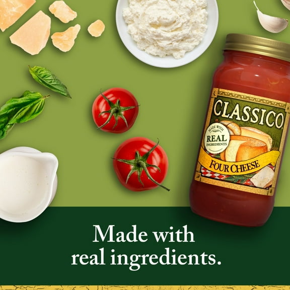 Classico Four Cheese Spaghetti Pasta Sauce