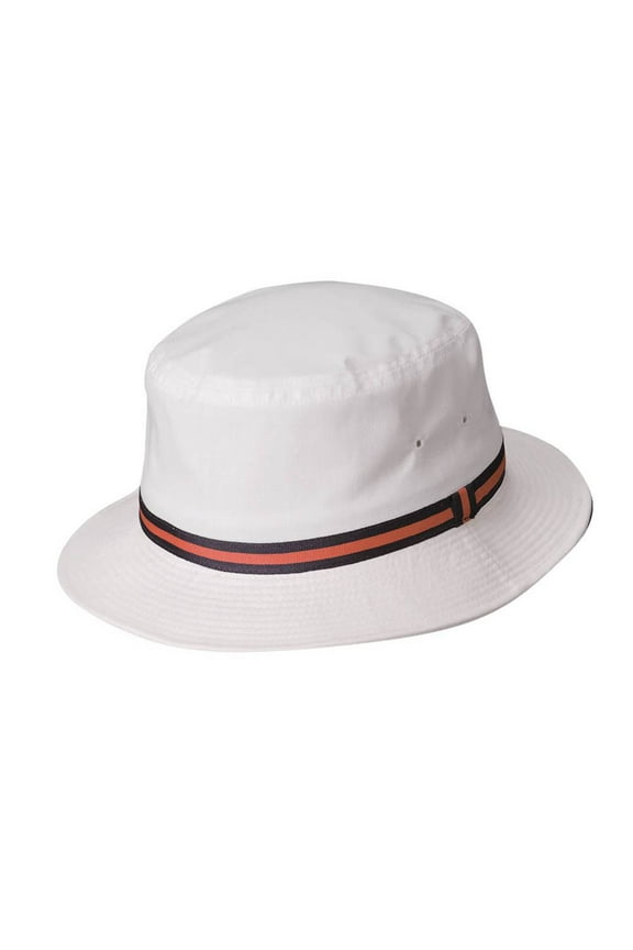 Classico Rain Hat Water Repellent Bucket Hat , White Small