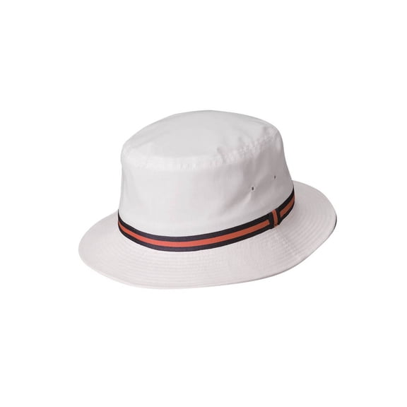 Classico Rain Hat Water Repellent Bucket Hat , White Small