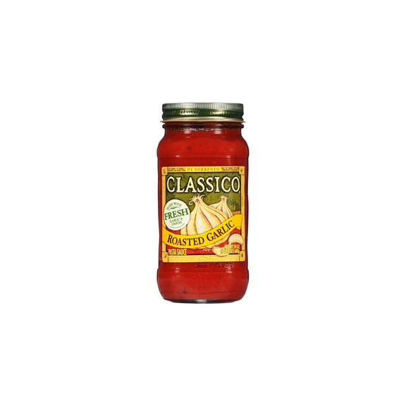 Classico Roasted Garlic Pasta Sauce, 24 oz Jar (Pack of 6)