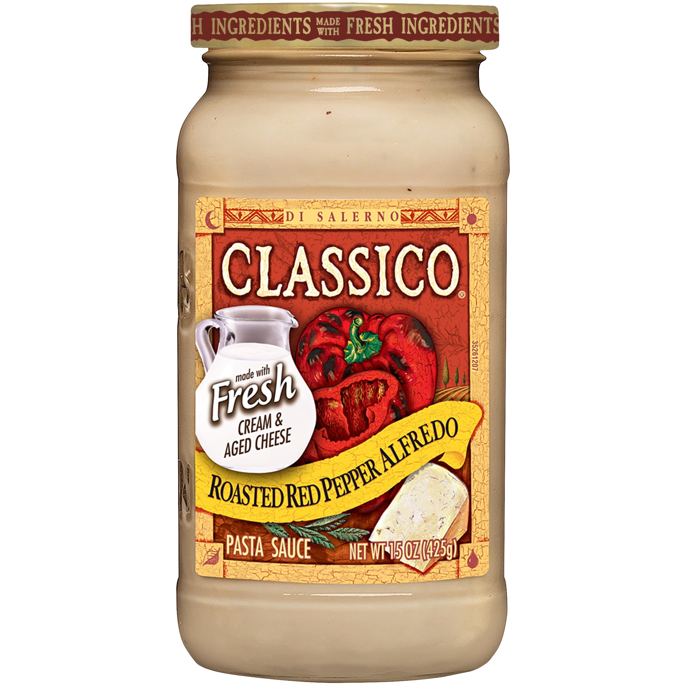 Roasted Pepper Alfredo Sauce
