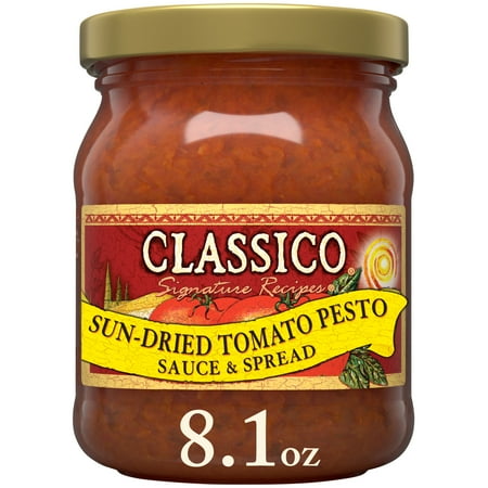 Classico Signature Recipes Sun-Dried Tomato Pesto Sauce & Spread, 8.1 oz. Jar