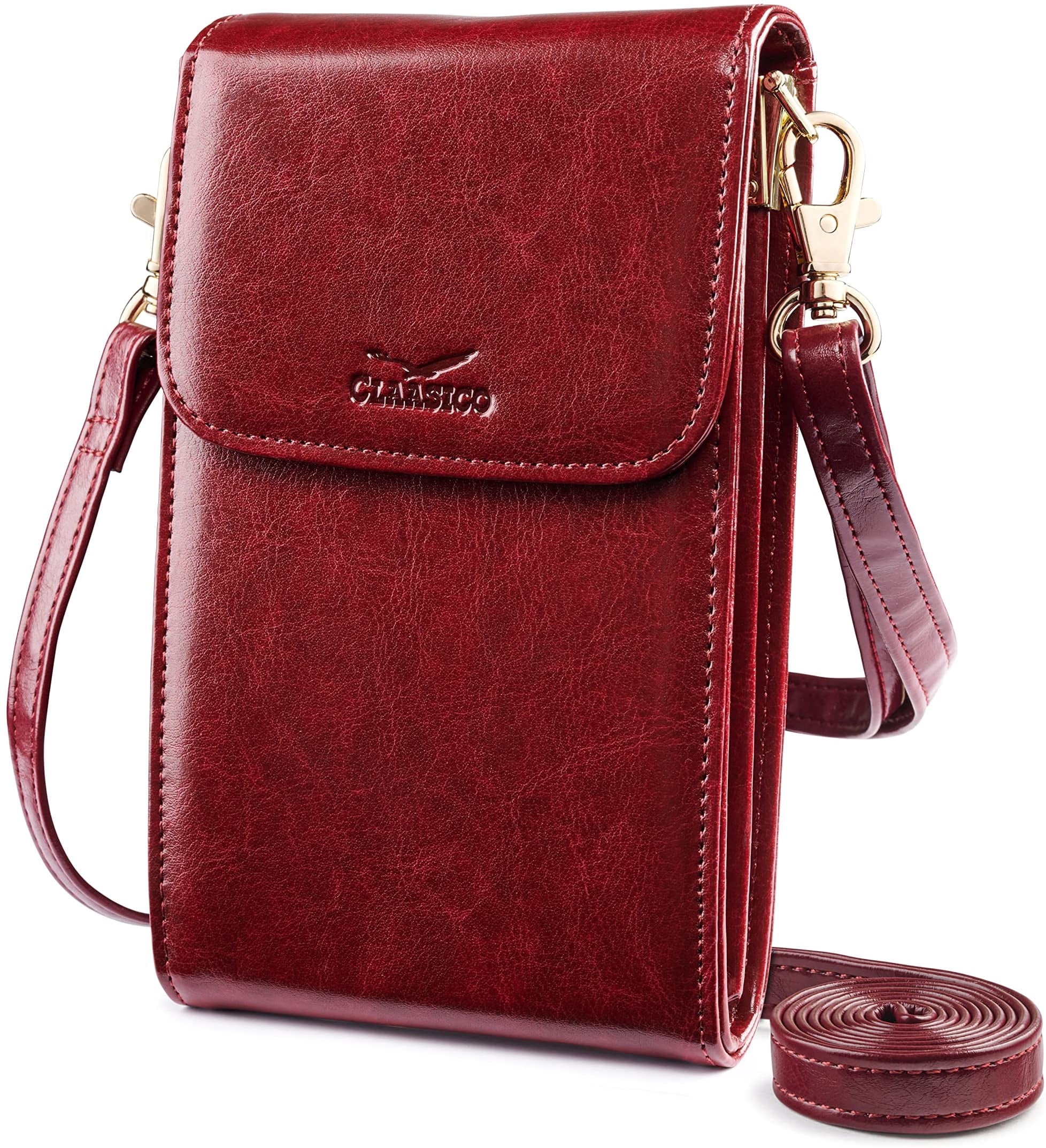Classico Small Crossbody Phone Purse for Women - Crossbody Bag Wallet for Phone, Cards, Accessories