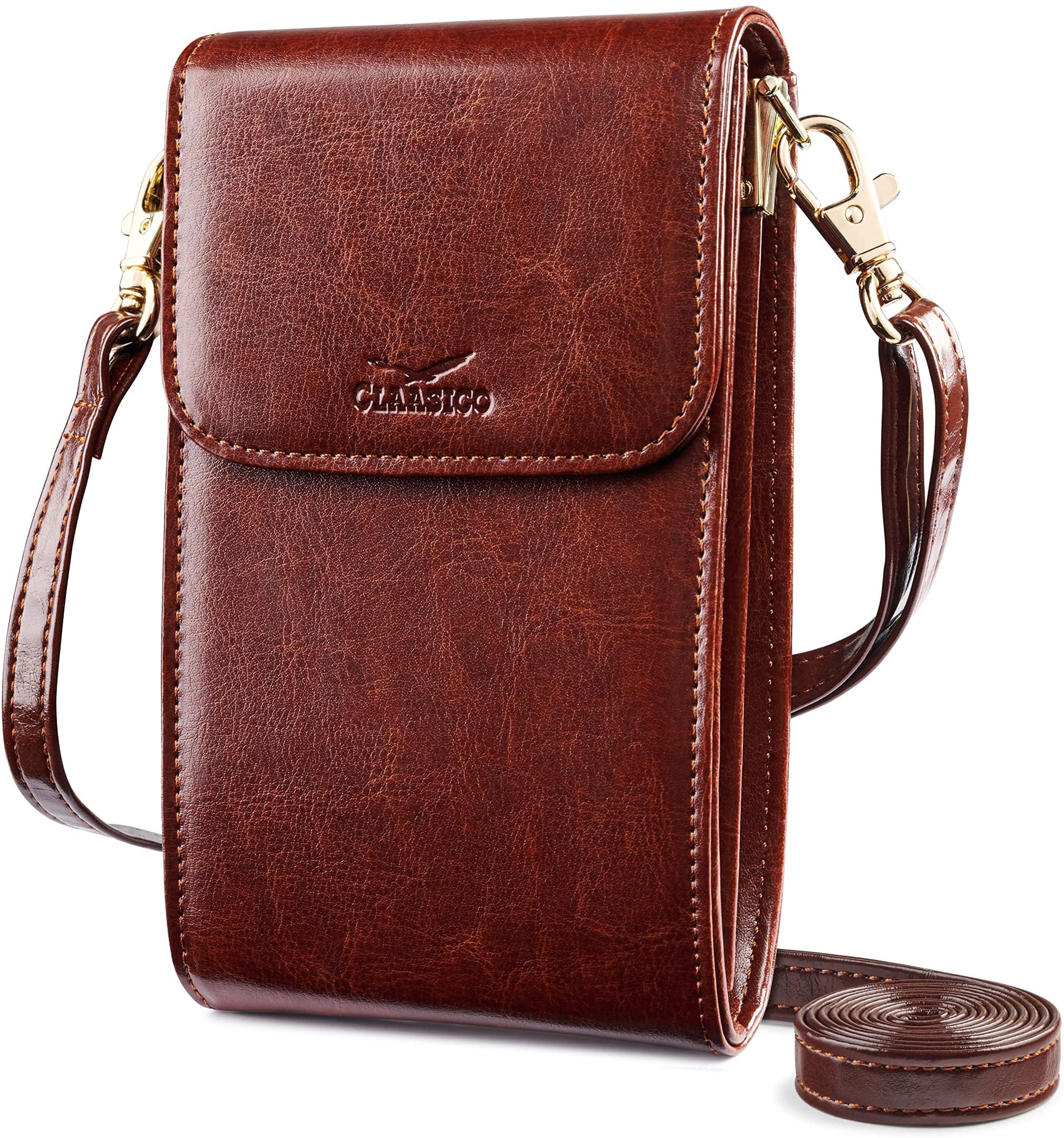 Classico Small Crossbody Phone Purse for Women - Crossbody Bag Wallet for Phone, Cards, Accessories