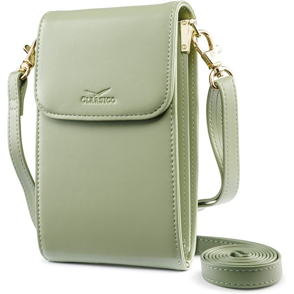 Classico Small Crossbody Phone Purse for Women - Crossbody Bag Wallet for Phone, Cards, Accessories