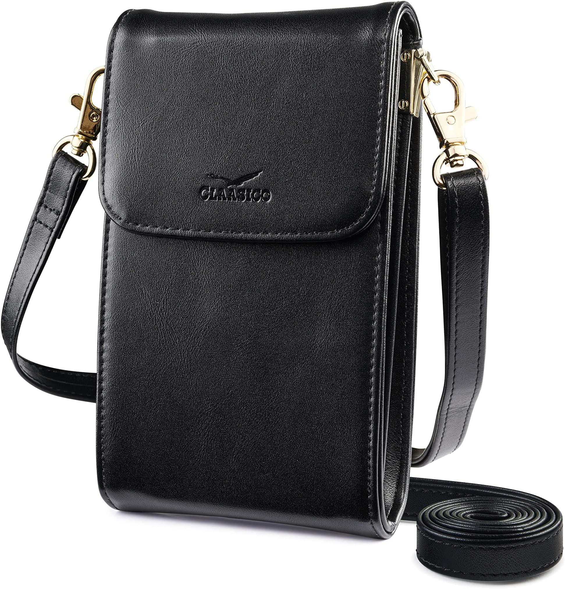 Classico Small Crossbody Phone Purse for Women - Crossbody Bag Wallet for Phone, Cards, Accessories