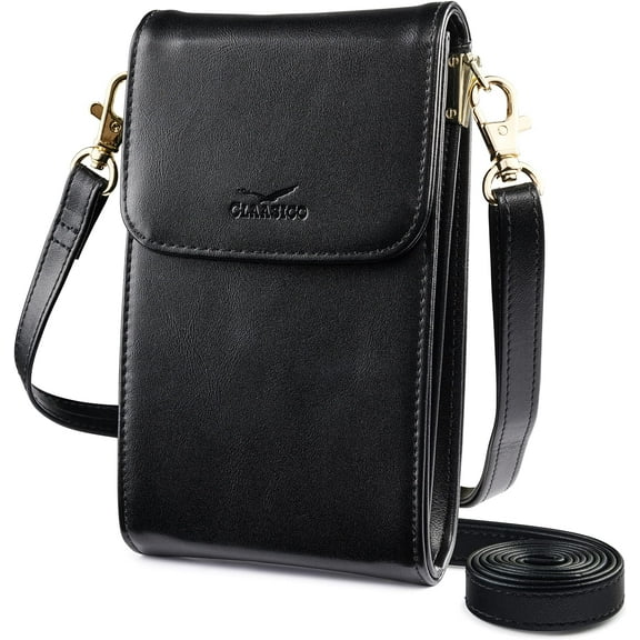 Classico Small Crossbody Phone Purse for Women - Crossbody Bag Wallet for Phone, Cards, Accessories