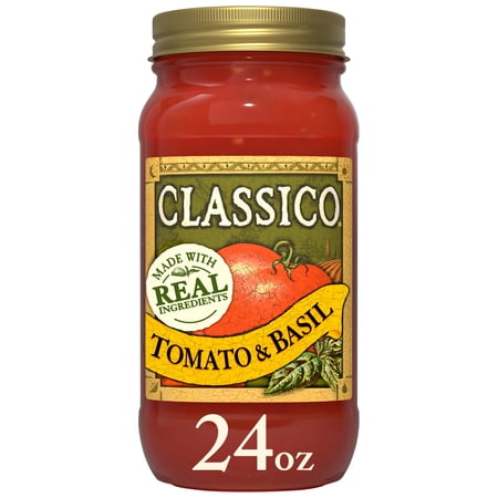 Classico Tomato & Basil Pasta Sauce, 24 oz Jar