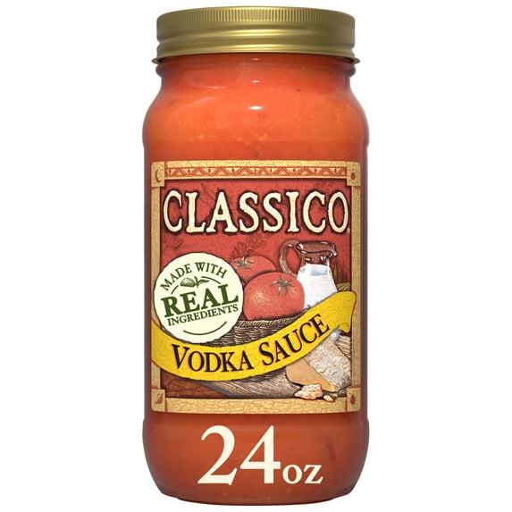 Classico Vodka Sauce Pasta Sauce, 24 oz Jar