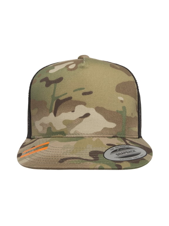 Classics Adult 5-Panel Multicam Trucker Cap