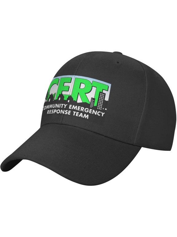 Classics Baseball Cap Cert Community Emergency Response Team Caps Adjustable for Women Men Black