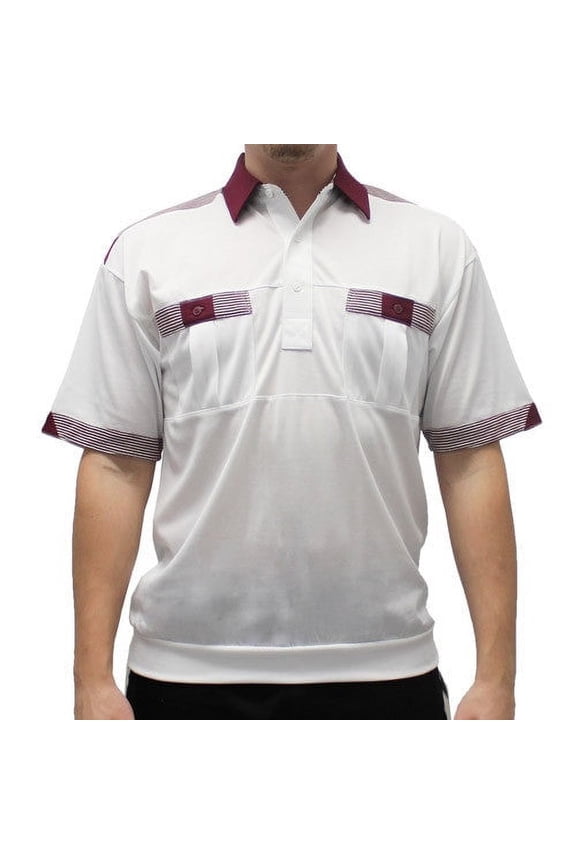 Classics By Palmland Knit Short Sleeve Banded Bottom Shirt