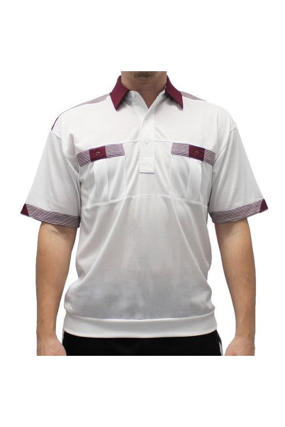 Classics By Palmland Knit Short Sleeve Banded Bottom Shirt