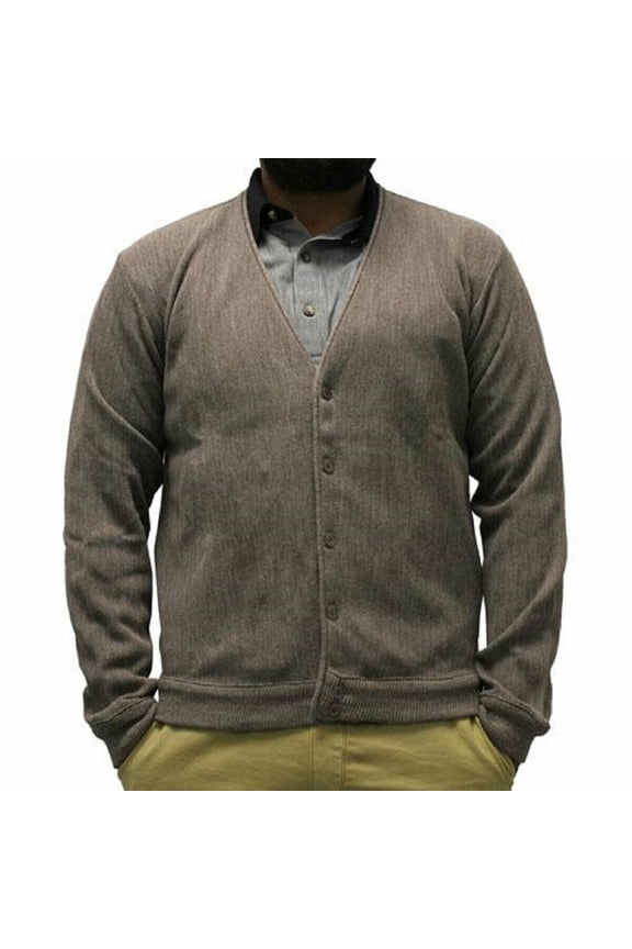 Classics By Palmland Men's Long-Sleeve Links Cardigan Sweater