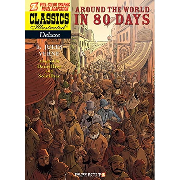 Pre-Owned Classics Illustrated Deluxe #7: Around the World in 80 Days (Classics Illustrated Deluxe Graphic Novels) Hardcover