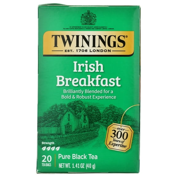 Classics Irish Breakfast Tea, 20 Tea Bags, 1.41 oz, 1 Pack