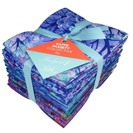 Free Spirit - Classic Plus - Royal Fat Quarter Bundle by Kaffe Fassett 20 pcs