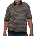 thumbnail image 1 of Classics by Palmland Allover Short Sleeve Banded Bottom Shirt, 1 of 3