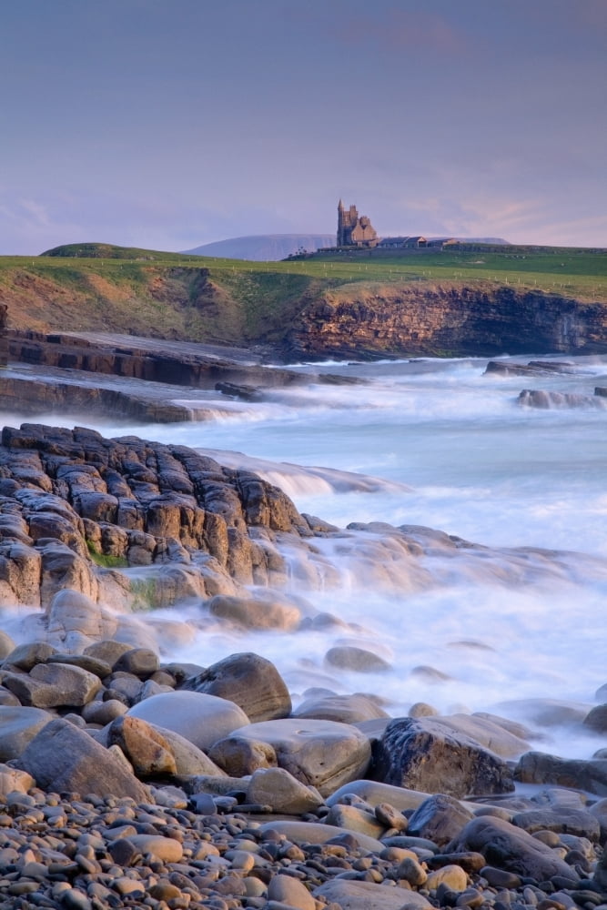 Classiebawn Castle Mullaghmore Co Sligo Ireland 19Th Century Castle With Ben Bulben In The Distance Canvas Art - Gareth McCormack Design Pics (24 x 36)