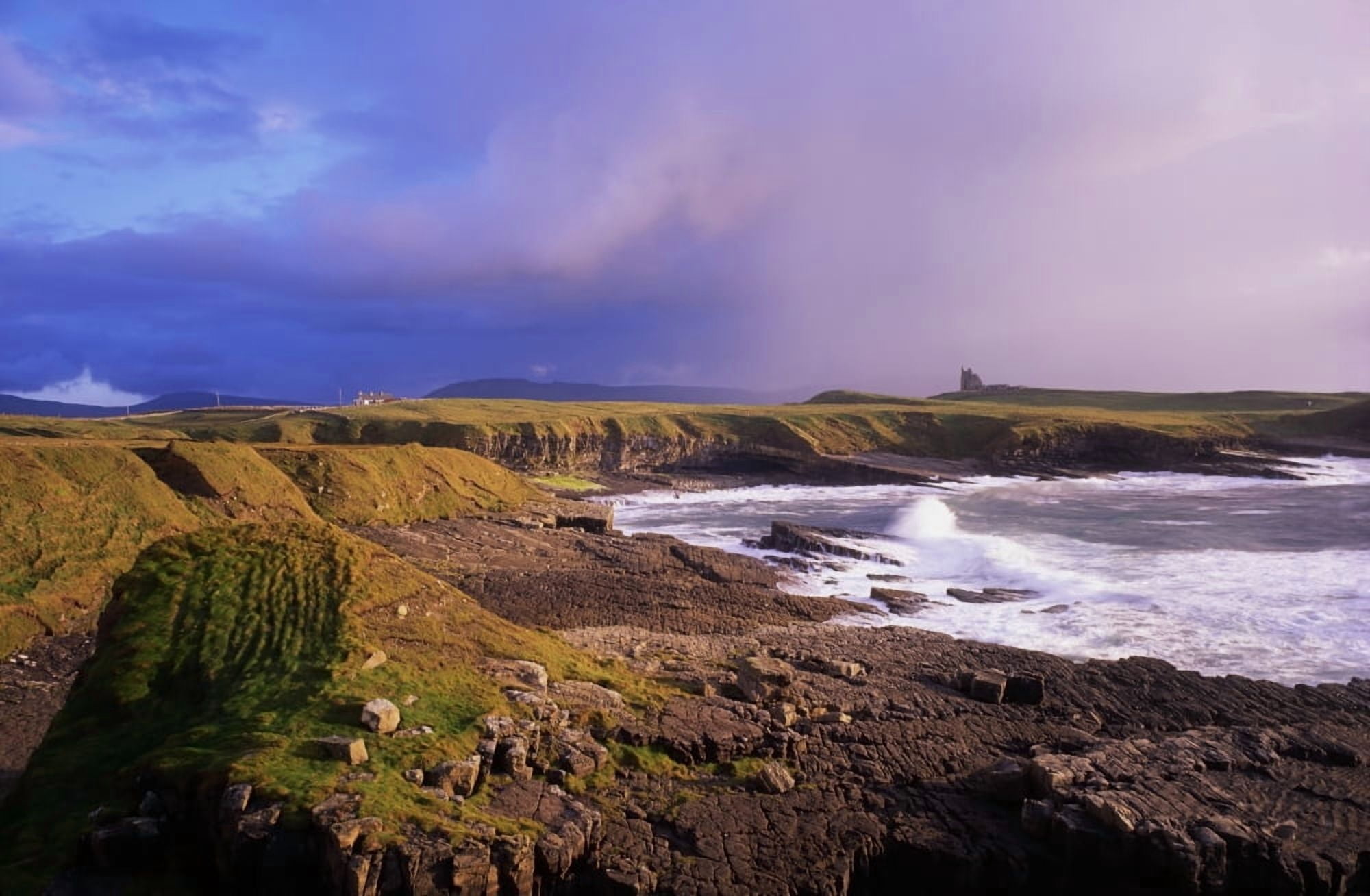 Classiebawn Castle Mullaghmore Co Sligo Ireland Canvas Art - The Irish Image Collection Design Pics (36 x 24)