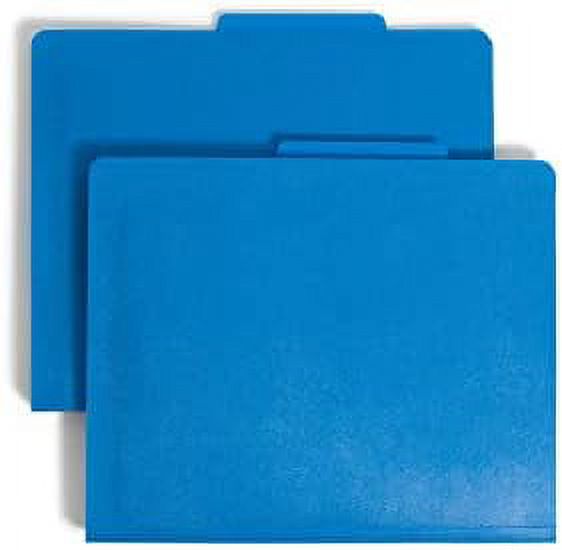 Classification Folder, 2 Dividers, 2" Expansion, 2/5Cut Tab, Letter