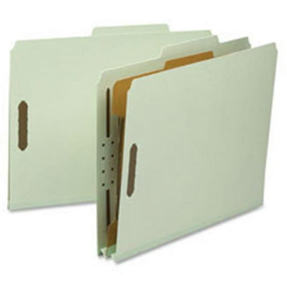 Classification Folder, 3 in. Exp., Letter, 3-Div, 10-BX, GYGN