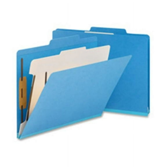 Classification Folder- Top-Tab- Letter- 2 Divider- Green