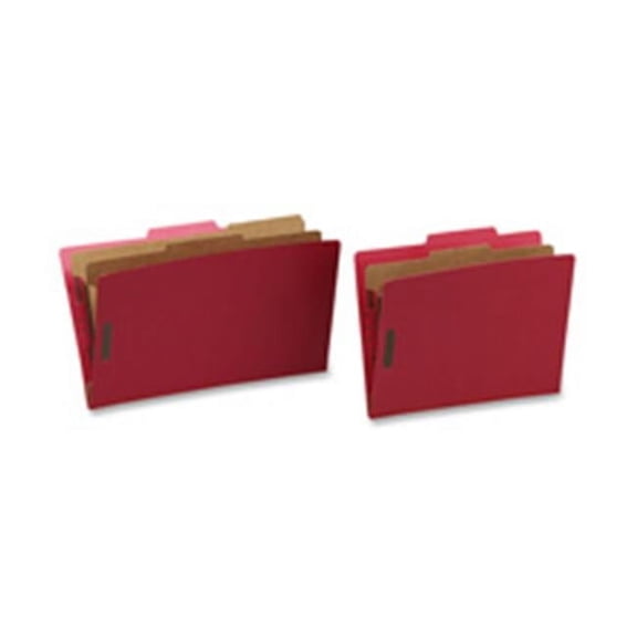 Classification Folders- 1 Divider- Legal- Blue