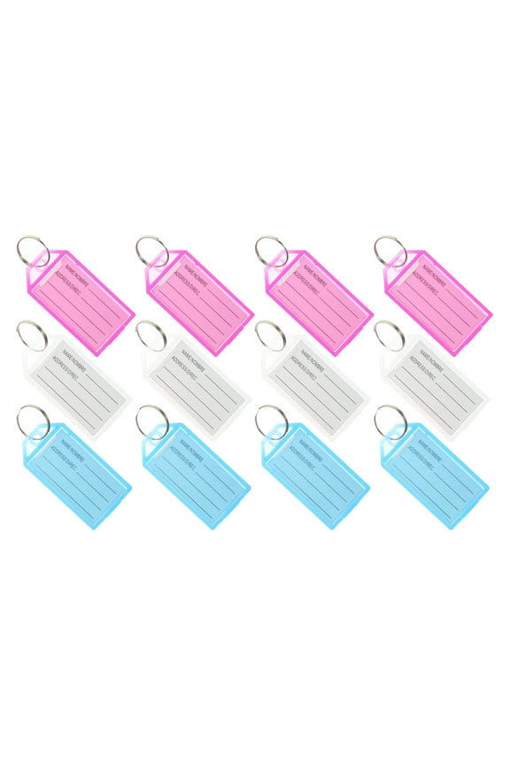 Classification Plate Key Chains for Car Keys 30 Pcs Pp Material Fob Keychain Marcasitios Name Tag Brand Sites