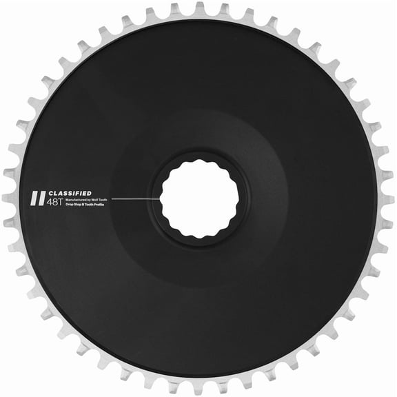 Classified Aero Chainring - 48t, DropStop B for 11-Speed Chains, Black