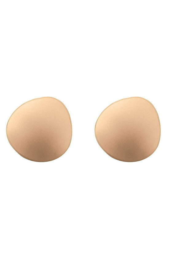 045 Triangle Set of 2 Post Mastectomy Leisure Breast Form Beige-Beige-XL