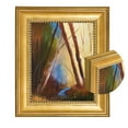 thumbnail image 1 of Classique 55 Gold Leaf Solid Wood Art Frame 2" Width and 1/4" Rabbet for Canvas, Traditional Artwork, and Portraits - [12" x 16"], 1 of 6