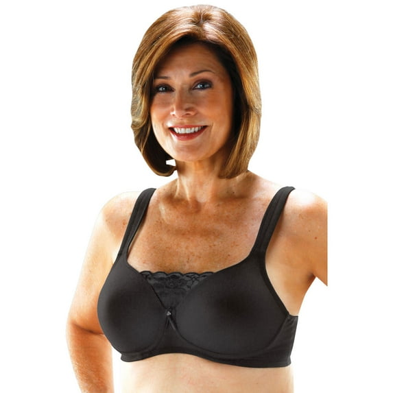 Classique 720 Post Mastectomy Fashion Bra - Black - 34B