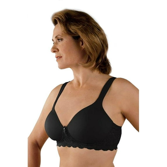 Classique 730 Post Mastectomy Fashion Bra-Black-40D