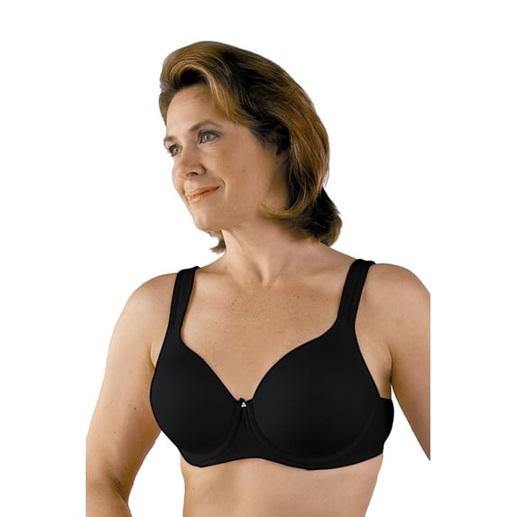 Classique 758 Post Mastectomy Fashion Bra-Black-40DD