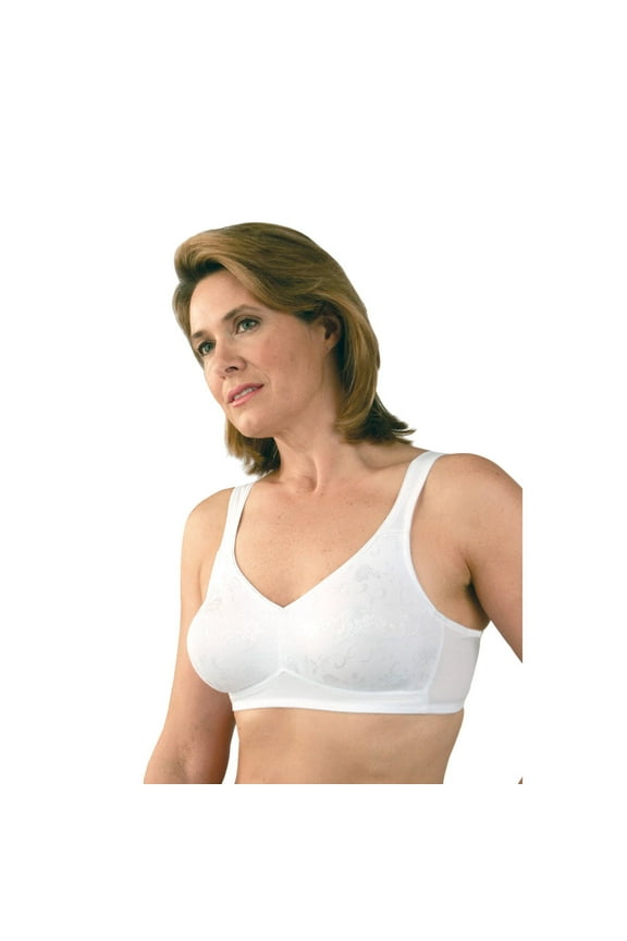 769E Post Mastectomy Fashion Bra - White - 36AA