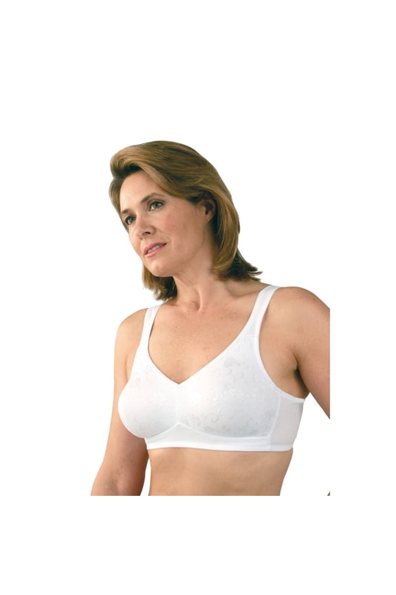 769E Post Mastectomy Fashion Bra - White - 42C