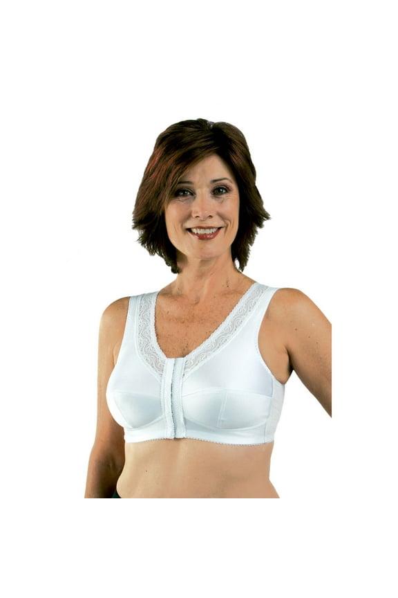 793 Post Mastectomy Fashion Bra - White - 38B
