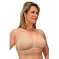 thumbnail image 1 of Classique Mastectomy Seamless Sleek Comfort Cotton Bra 34DD Beige, 1 of 1