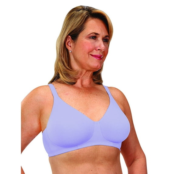 Classique Mastectomy Seamless Sleek Comfort Cotton Bra 44C Lavender