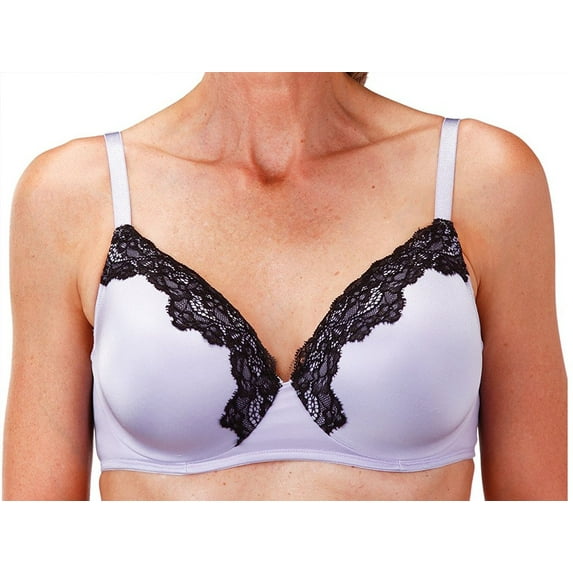 Classique Post Mastectomy Fashion Bra 718 Molded/Seamless - 40C - Lav